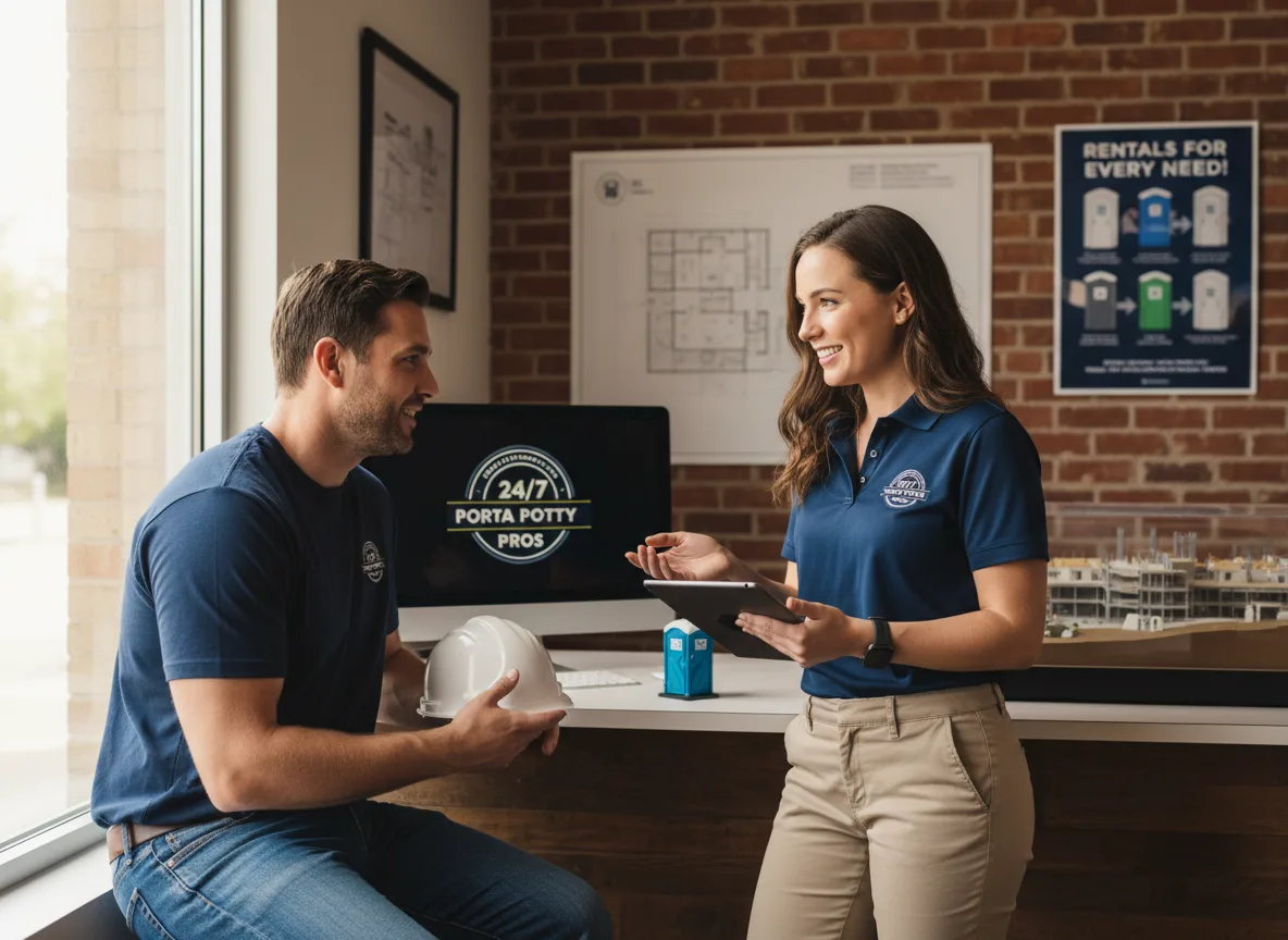 Flushing Toilet Rental Options in Burkettsville, OH